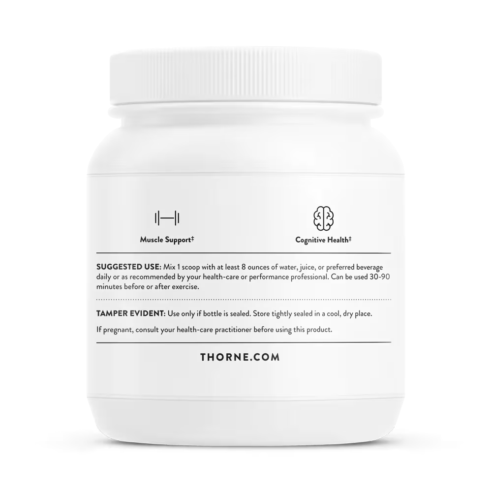 THORNE Creatine, Micronized Creatine Monohydrate Powder